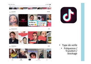 •  Type	de	veille	
•  Fréquence	/	
Transfert	/	
Stockage	
 