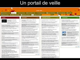Un portail de veille 