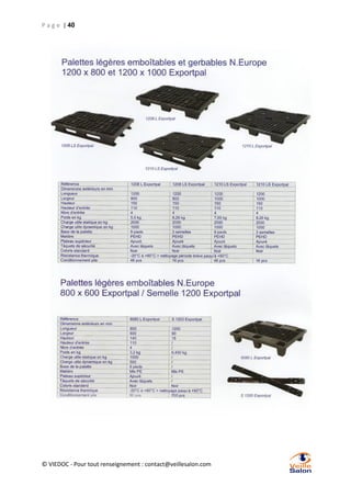 P a g e | 40

© VIEDOC - Pour tout renseignement : contact@veillesalon.com

 