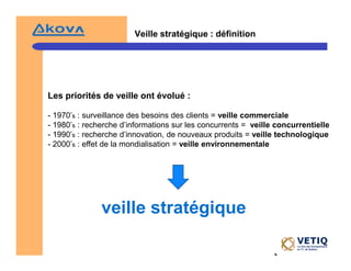 Veille StratéGique Et Intelligence éConomique