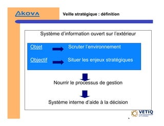 Veille StratéGique Et Intelligence éConomique