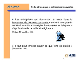 Veille StratéGique Et Intelligence éConomique