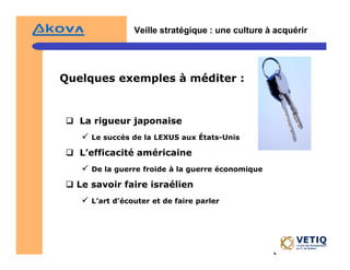 Veille StratéGique Et Intelligence éConomique