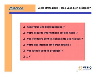 Veille StratéGique Et Intelligence éConomique