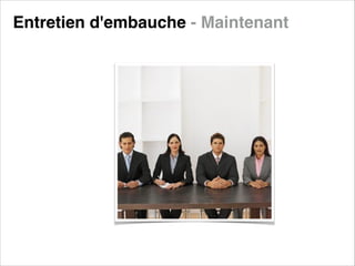 Entretien d'embauche - Maintenant

 