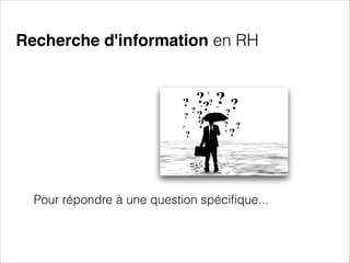 Recherche d'information en RH

Pour répondre à une question spécifique...

 