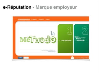 e-Réputation - Marque employeur

 