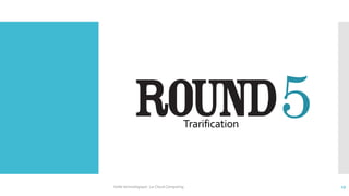 Trarification
5
Veille technologique : Le Cloud Computing 29
 