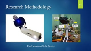 Research Methodology
Final Versions Of the Device
11
 