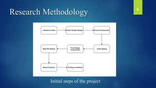 Research Methodology
Initial steps of the project
6
 