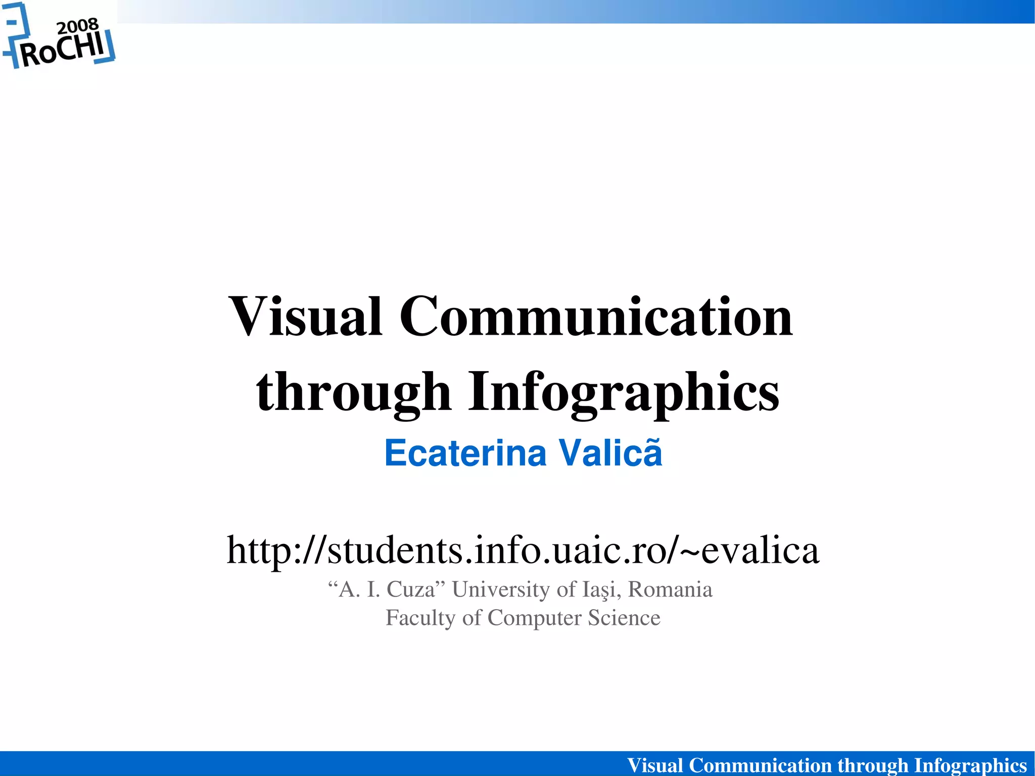 Visual Communication through Infographics