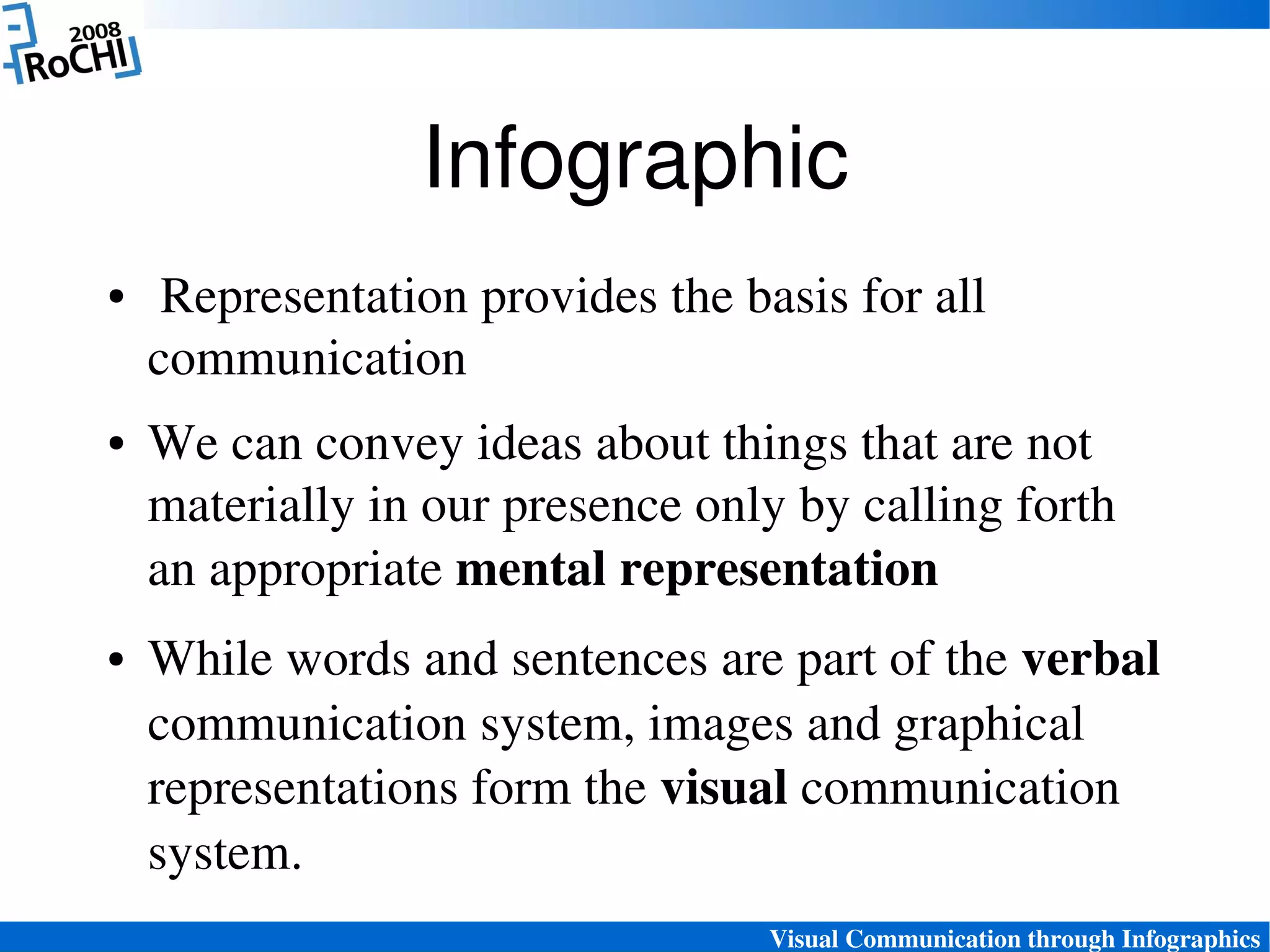Visual Communication through Infographics