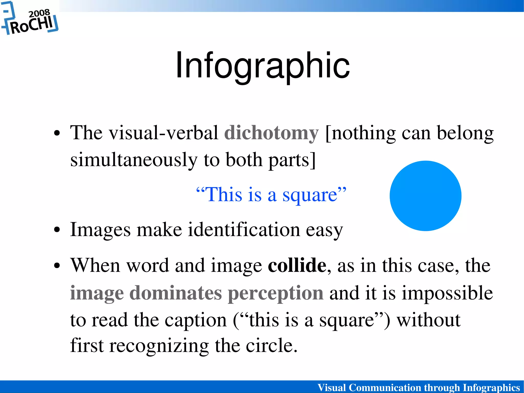 Visual Communication through Infographics