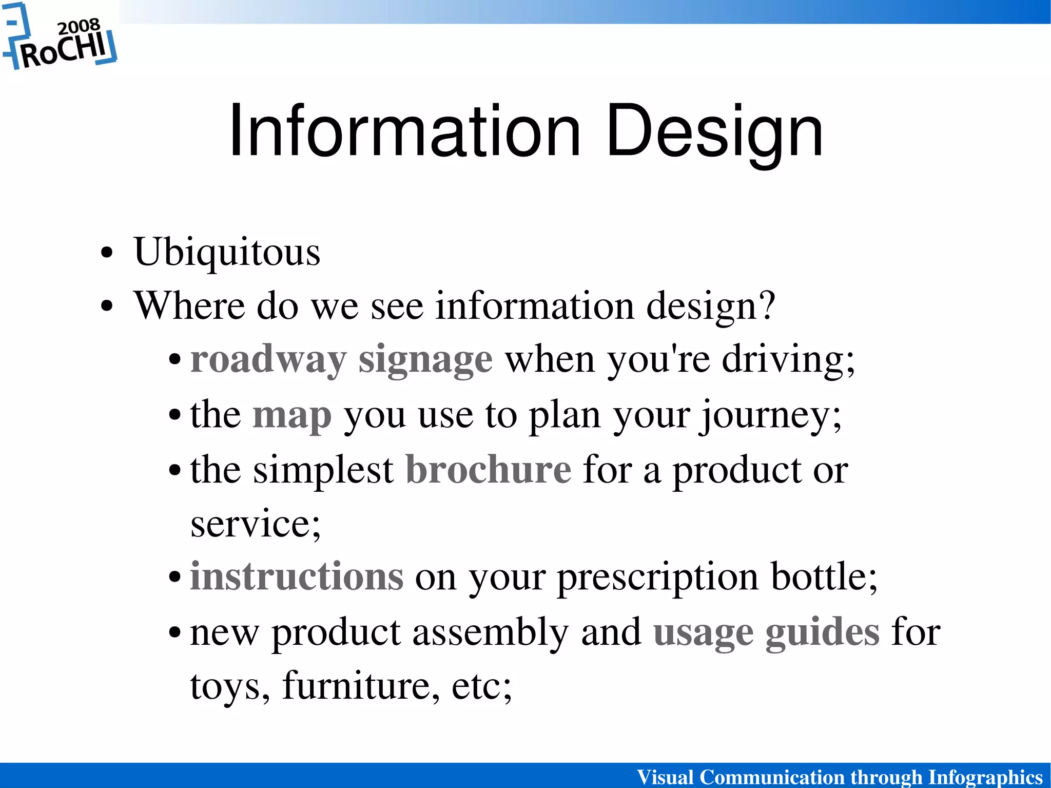 Visual Communication through Infographics