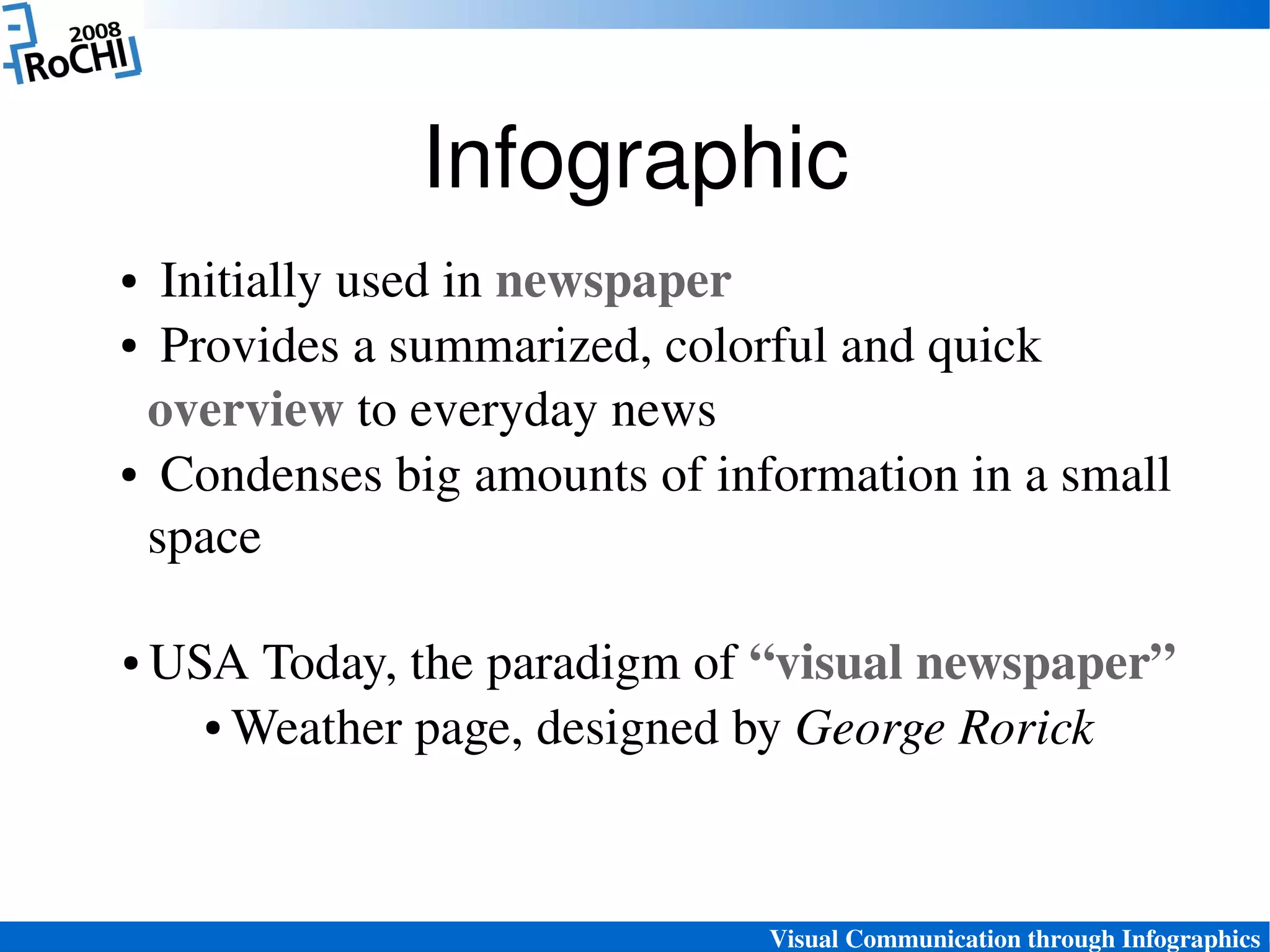Visual Communication through Infographics