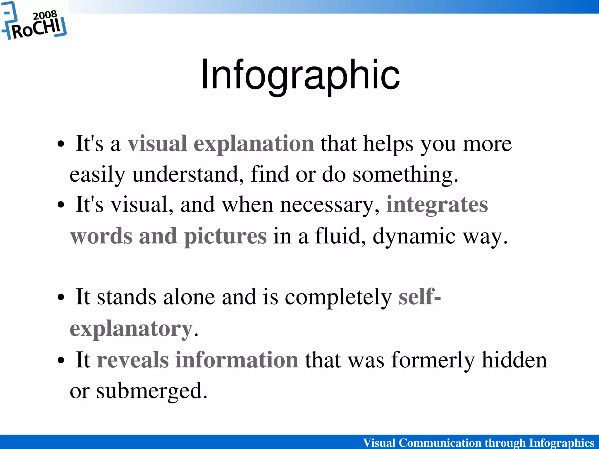 Visual Communication through Infographics