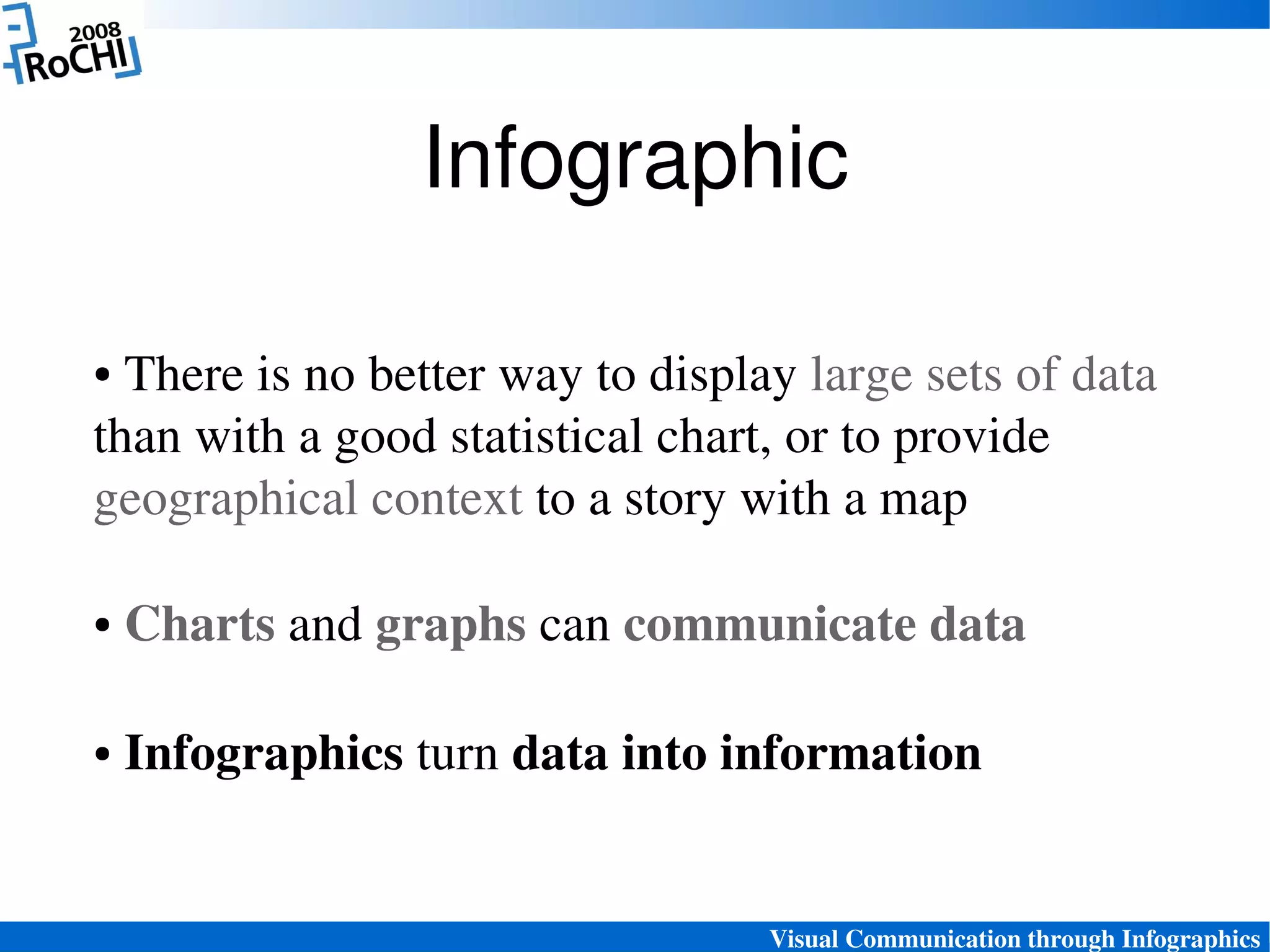 Visual Communication through Infographics