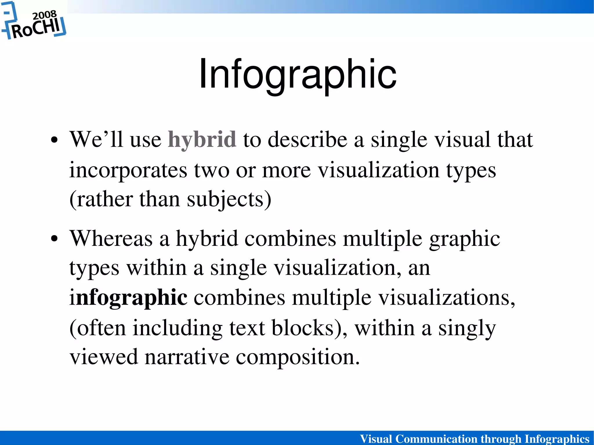 Visual Communication through Infographics