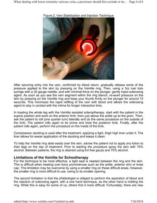 Veinlite use | PDF