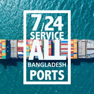 www.vmesbd.com
7/24
SERVICE
ALL
BANGLADESH
PORTS
@
 