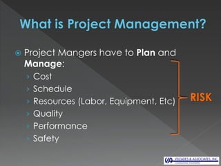 Project Management: Minimizing Risk and Maximizing Project Success | PDF