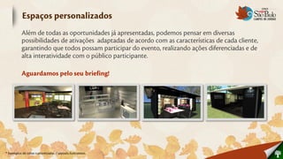 * Exemplos de cotas customizadas / Layouts ilustrativos.
 