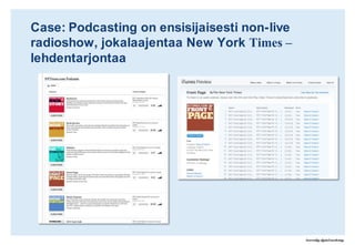 Yritysten tulee laajentaa asiakkuuksien kehittämisen toimenpiteitä käsittämään sekä yksittäiset asiakkaat että asiakasyhteisötHyödynnä nykyisiä onnistuneita 1-to-1 asiakasdialogihankkeita……osallistamalla asiakasyhteisöjä ja mahdollistamalla yhteistyöOne-to-oneOne-to-oneMany-to-manyNykyinen asiakasdialogimalliTulevaisuuden sosiaalinen CRM -malliLähde: Avaus Consulting 2010