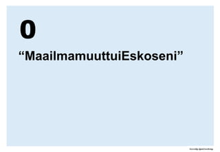 0“MaailmamuuttuiEskoseni”