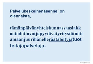 Own media geared for adding value