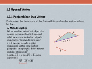 Metode Vector Vektor (pertemuan 1) | PPTX