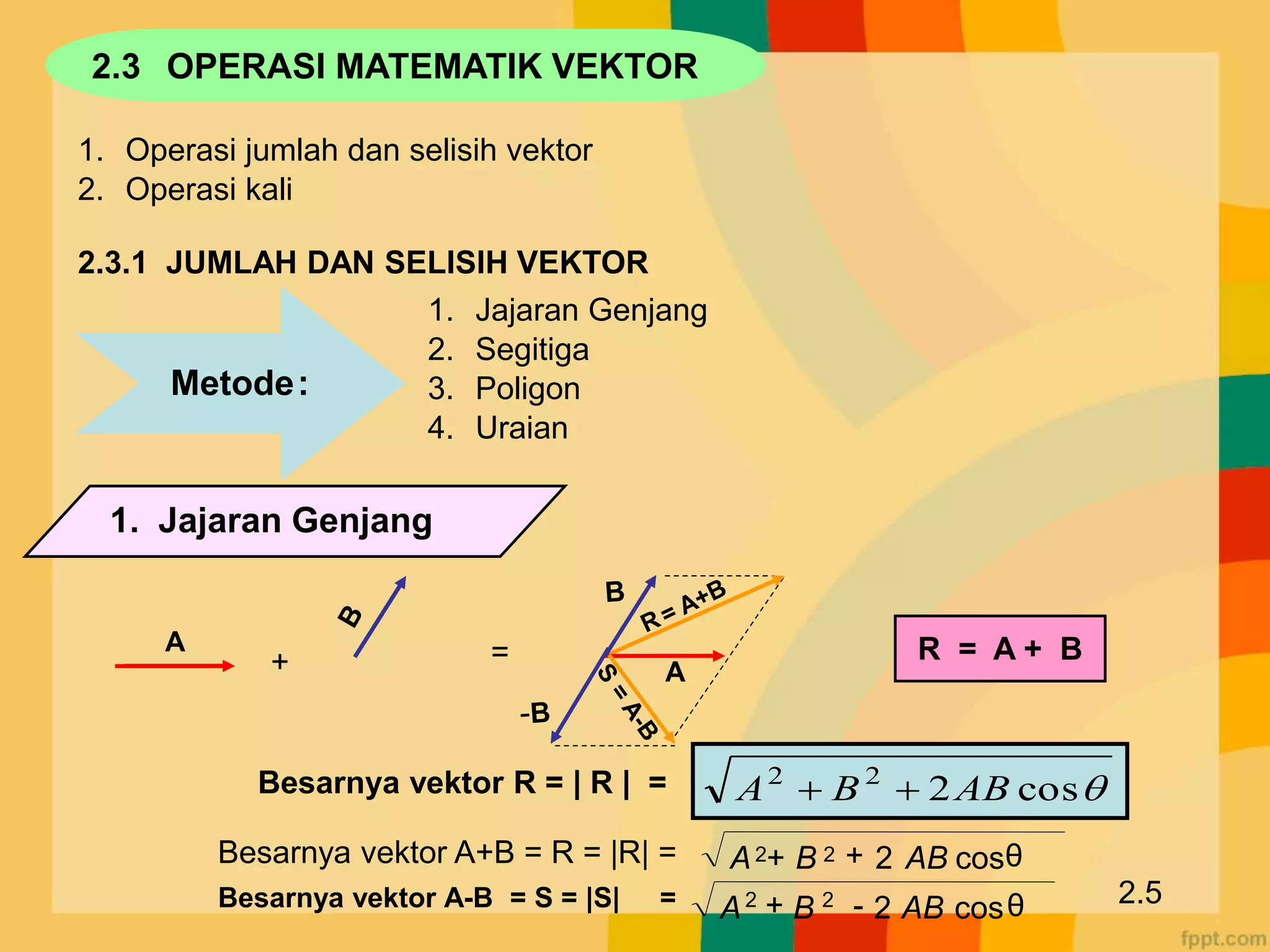 Metode Vector Vektor | PPT