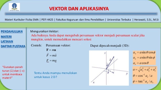 Vektor Dan Aplikasinya