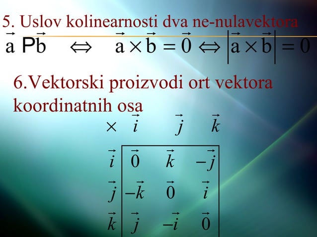 Vektorski proizvod. by Stojanka | PPT