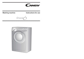 Washing machine   Instructions for use
 