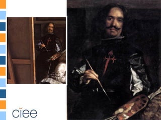 «Al pintar Las Meninas,
Velázquez tiene a los reyes
de las Españas delante de las
narices, pero no los enseña.
Nos da a conocer su reflejo en
el espejo que está al fondo de
la sala. Se trata de un reflejo
al que un juego de
perspectivas invertidas de
arriba abajo y de destellos
casi imperceptibles al ojo le
permiten al aire ser el
protagonista del cuadro,
señorear y disolver cualquier
ilusión de poder.»

          Antoni Llena (pintor)
 