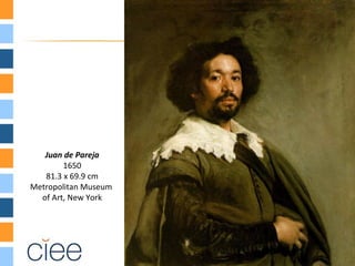 Juan de Pareja
        1650
   81.3 x 69.9 cm
Metropolitan Museum
  of Art, New York
 
