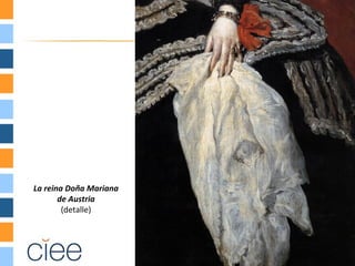 La reina Doña Mariana
       de Austria
        (detalle)
 