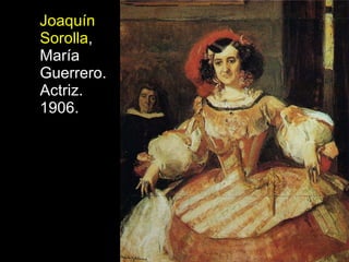 Joaquín Sorolla , María Guerrero. Actriz. 1906. 
