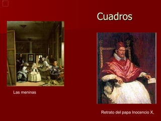 Cuadros Las meninas Retrato del papa Inocencio X, 