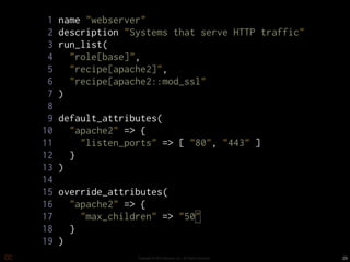 Copyright © 2010 Opscode, Inc - All Rights Reserved   29
 