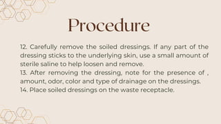 Dressing Note Lecture Note of Wound Care Retdem for Midwifery Students | PDF