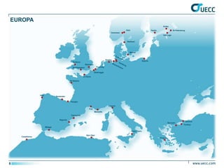 EUROPA
                                                                                                                                             Kotka

                                                                                                    Oslo                          Hanko                 St Petersburg
                                                                                          Drammen
                                                                                                                                             Ust Luga


                                                                                                     Wallham




                                                                                                       Malmø


                                                                                      Emden
                                                                                                                         Gdynia
                                                Portbury
                                                              Sherness
                                                Southampton                Flushing

                                                                         Zeebrugge

                                                           Le Havre

                                              St Nazaire




                 Vigo
                                 Santander

                                              Pasajes

                                                                                        Livorno
                                                                  Fos
                                                                         Marseille
                                               Tarragona

                                    Sagunto
                                                                                                                                                                        Derince
                                                                                                                                                    Borusan
                                                                                                                                                                   Yenikoy
                        Malaga

                                                                                                           Gioia Tauro

                                                               Djen Djen
    Casablanca
                                                                                                                                          Piraeus




6
 