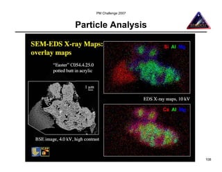 PM Challenge 2007


Particle Analysis




                         108
 