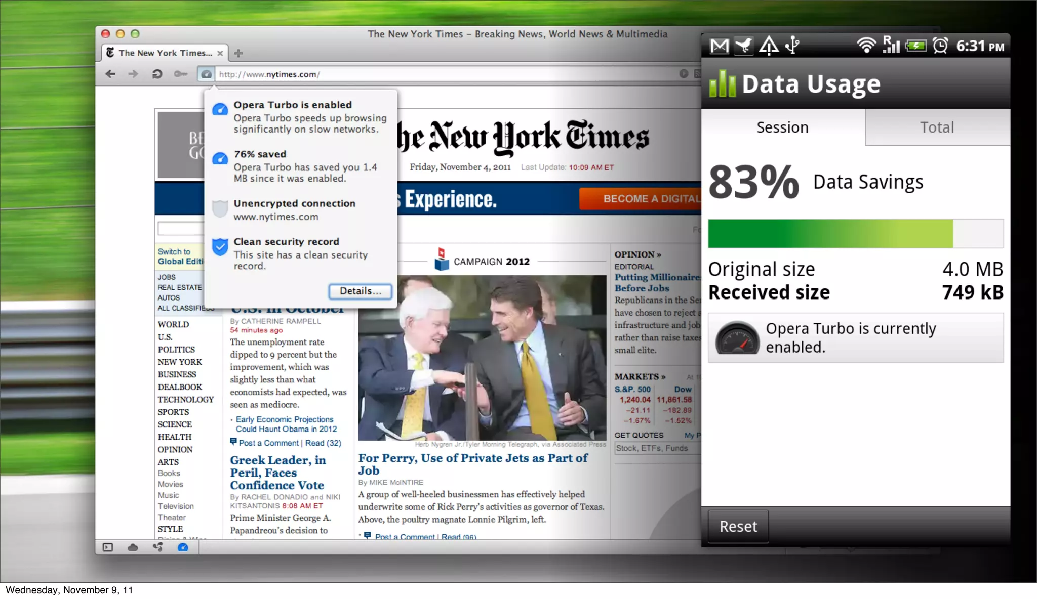 Wednesday, November 9, 11
 