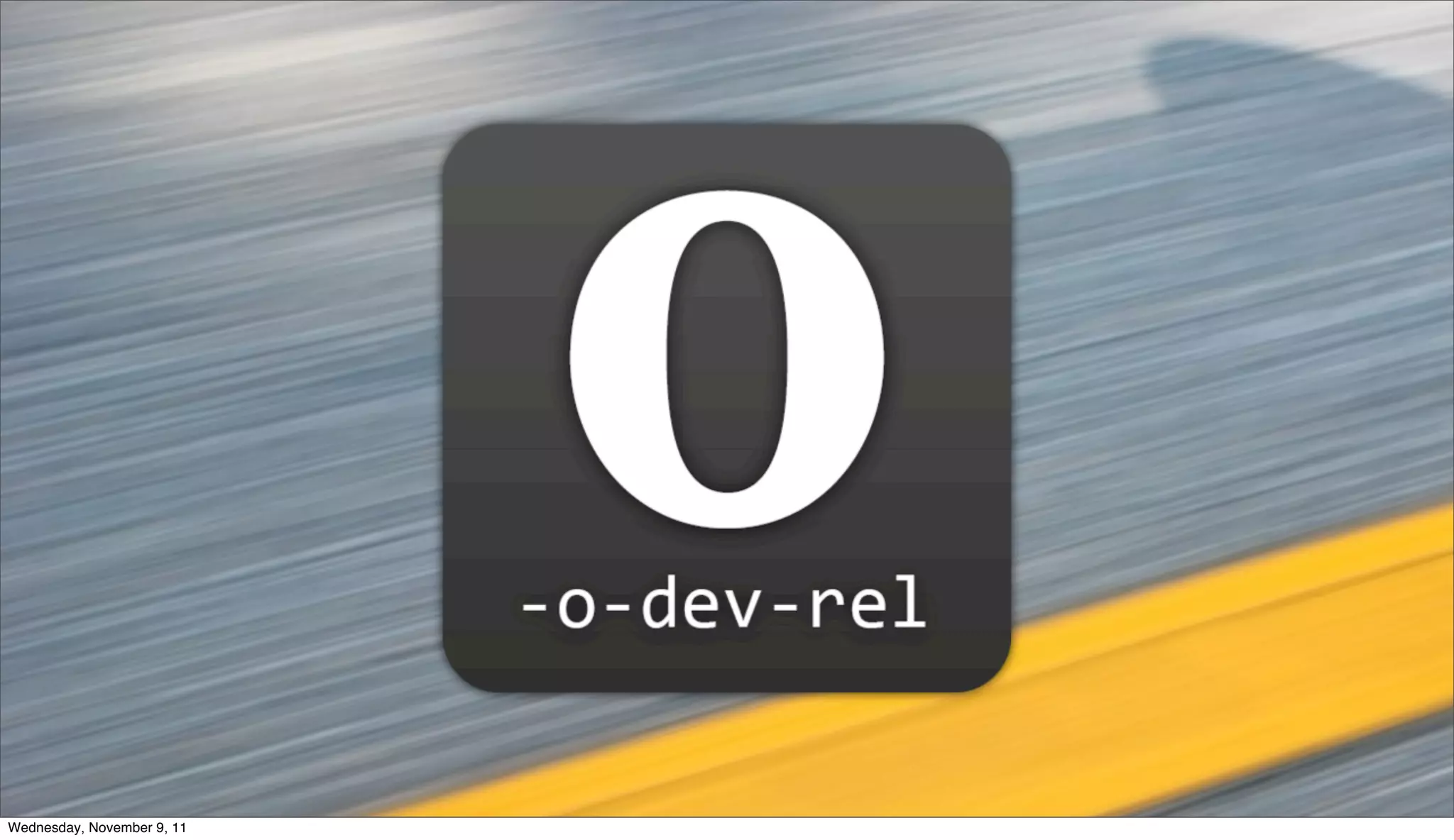 Wednesday, November 9, 11
 