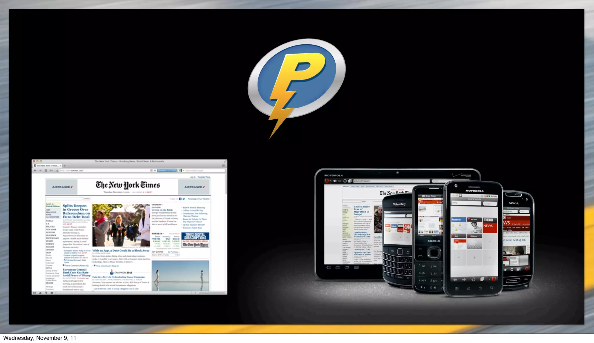 Wednesday, November 9, 11
 