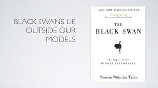 BLACK SWANS LIE
OUTSIDE OUR
MODELS
 