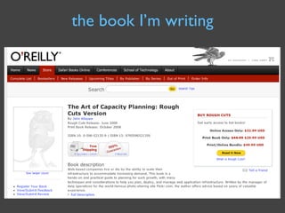 Capacity Management for Web Operations