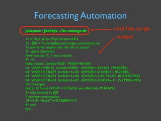 Capacity Management for Web Operations
