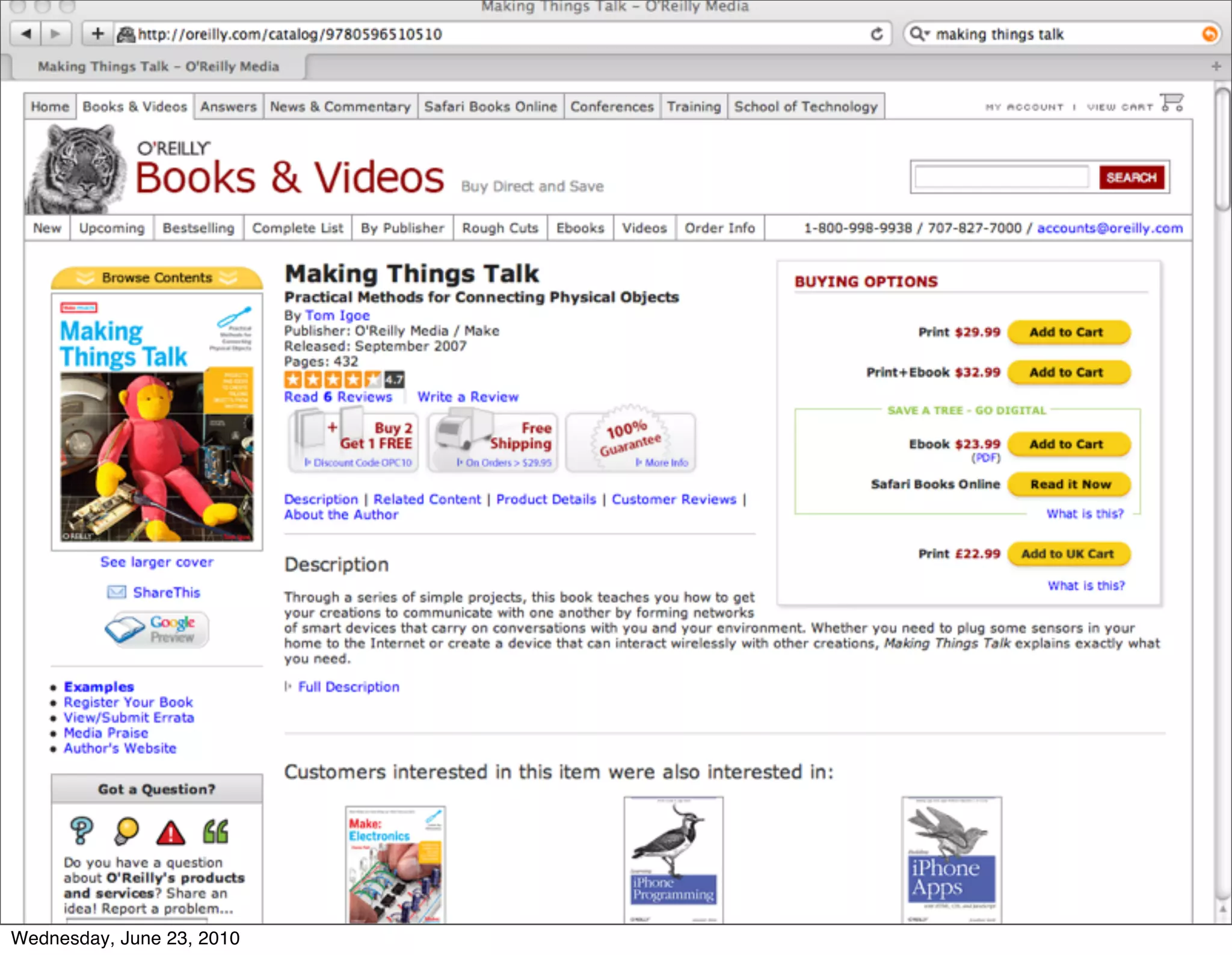 Wednesday, June 23, 2010
 